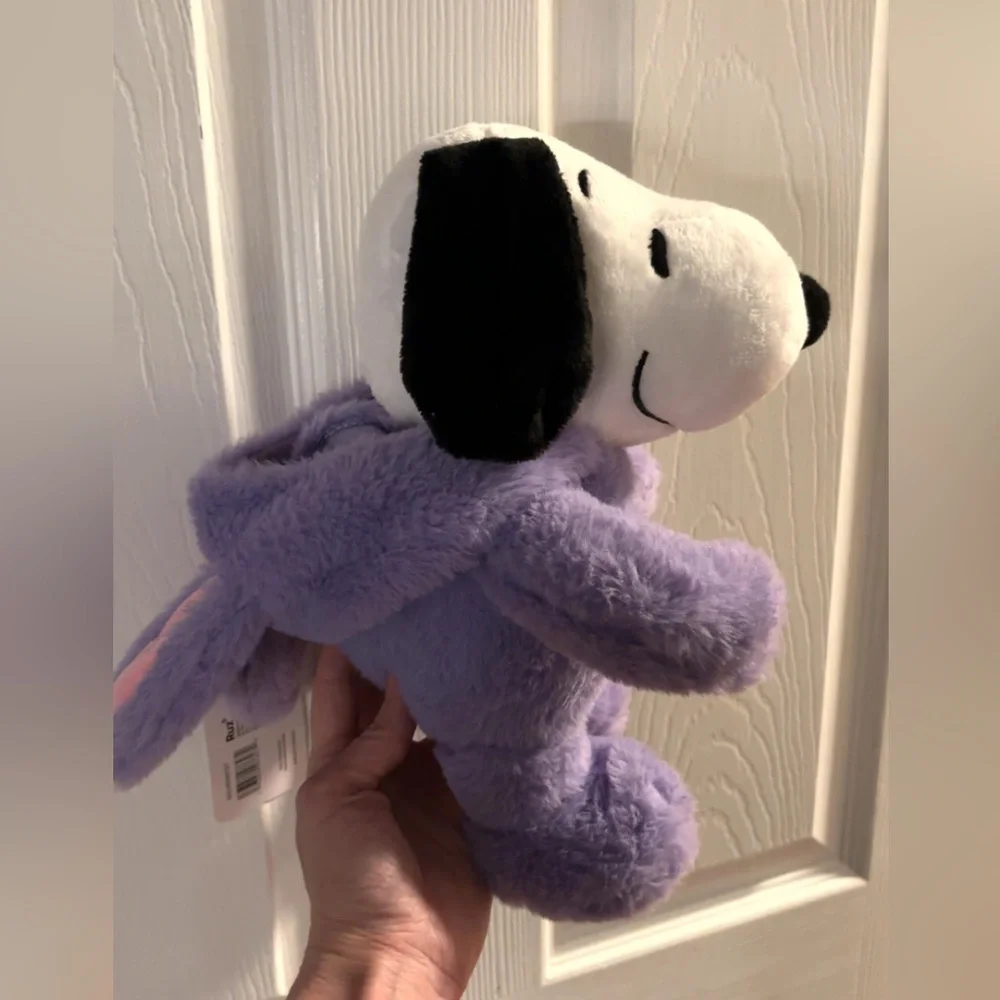 Easter Spring Snoopy Plush Toy in Purple with Bunny Ear Hoodie/hood - Picture 5 of 5